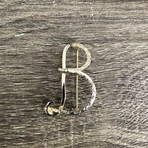 Vtg Letter B Brooch
